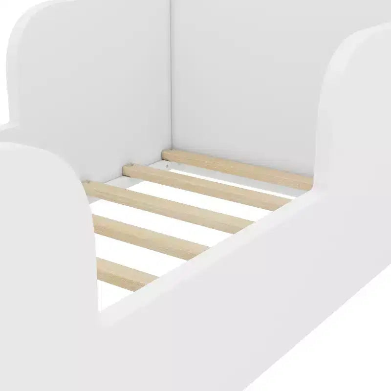 Okak berenvormig vloerbed voor kinderen van 3-6 jaar, peuterbedframe met veiligheidshekje, schattig kinderbed in de vorm van een dier
