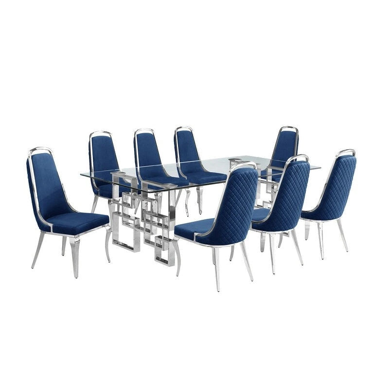 Ensembles de salle à manger avec grande table en verre de Best Quality Furniture