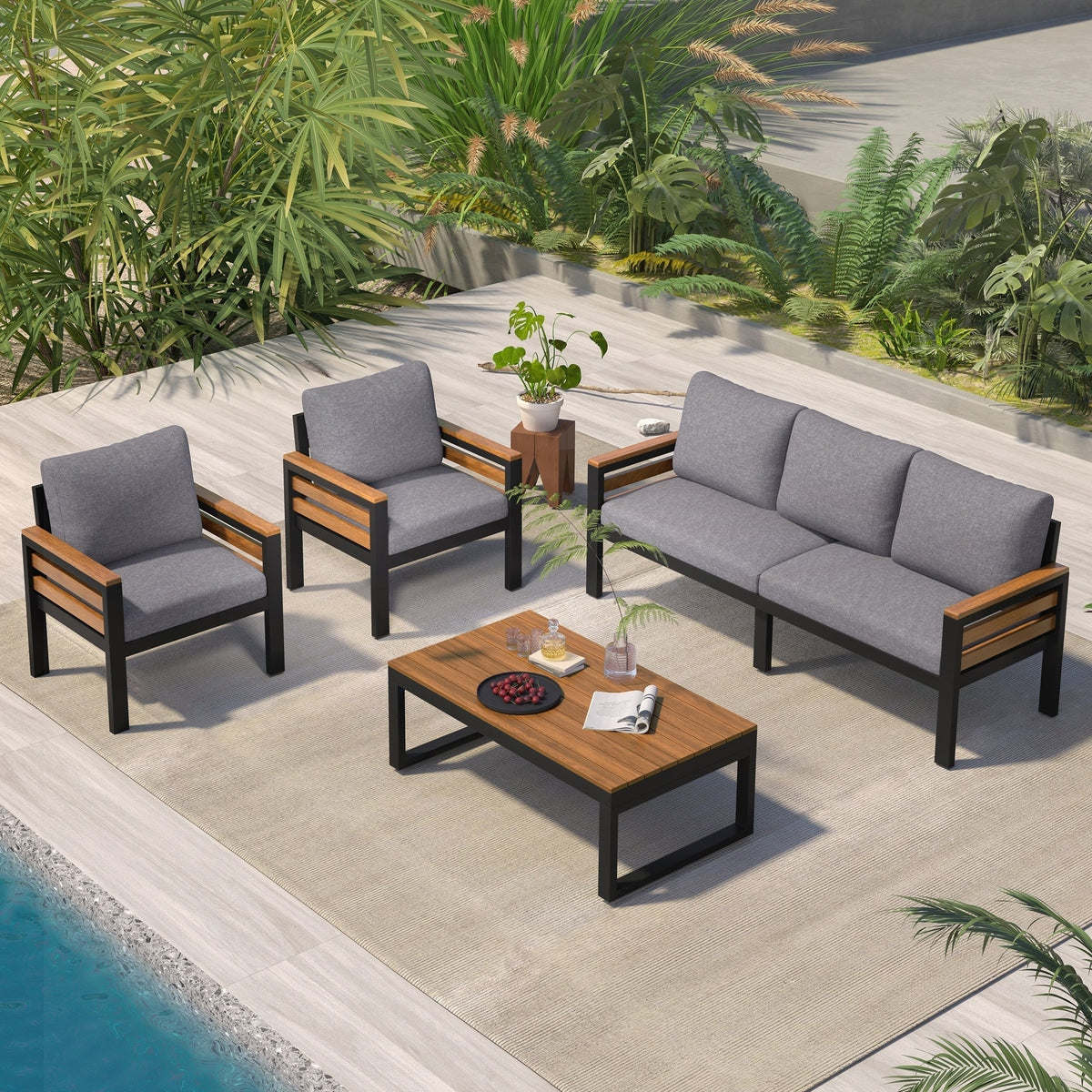 4-teiliges Outdoor-Sofaset