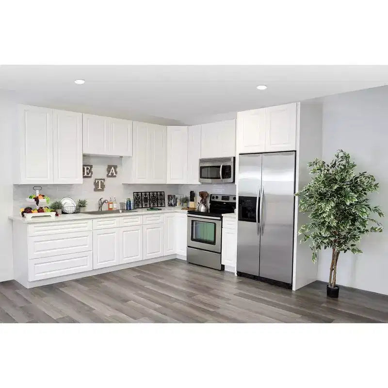 Meuble bas de cuisine CASAINC de 12 po W x 34.5 po H x 24 po P avec 1 tiroir à fermeture amortie, cadre en contreplaqué, façade à recouvrement intégral