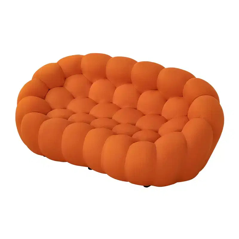 Modernes 2-Sitzer-Bubble-Sofa, gepolstert, mit 3D-Textilgewebe für das Wohnzimmer