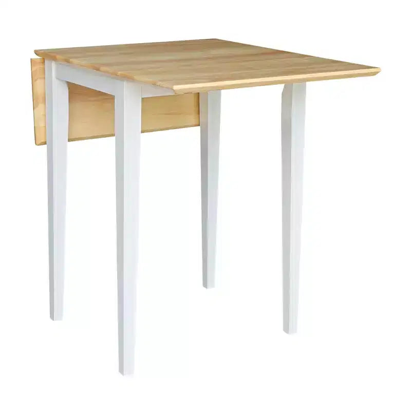 Espressobrauner Esstisch mit Klappplatten, für 4 Personen