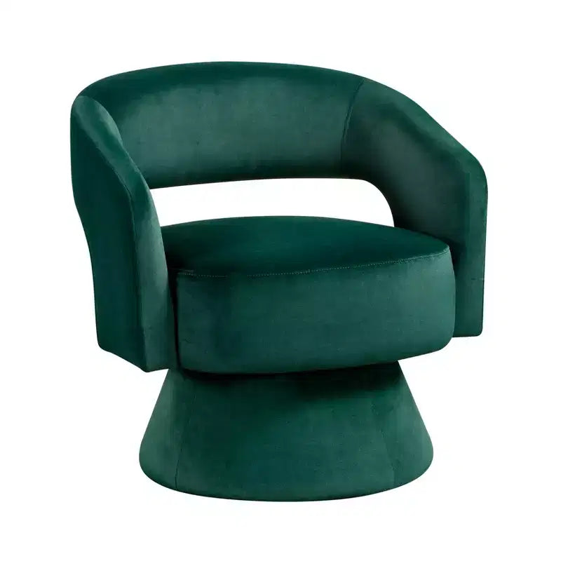 GDFStudio Hudson moderne luxe draaifauteuil met fluwelen bekleding