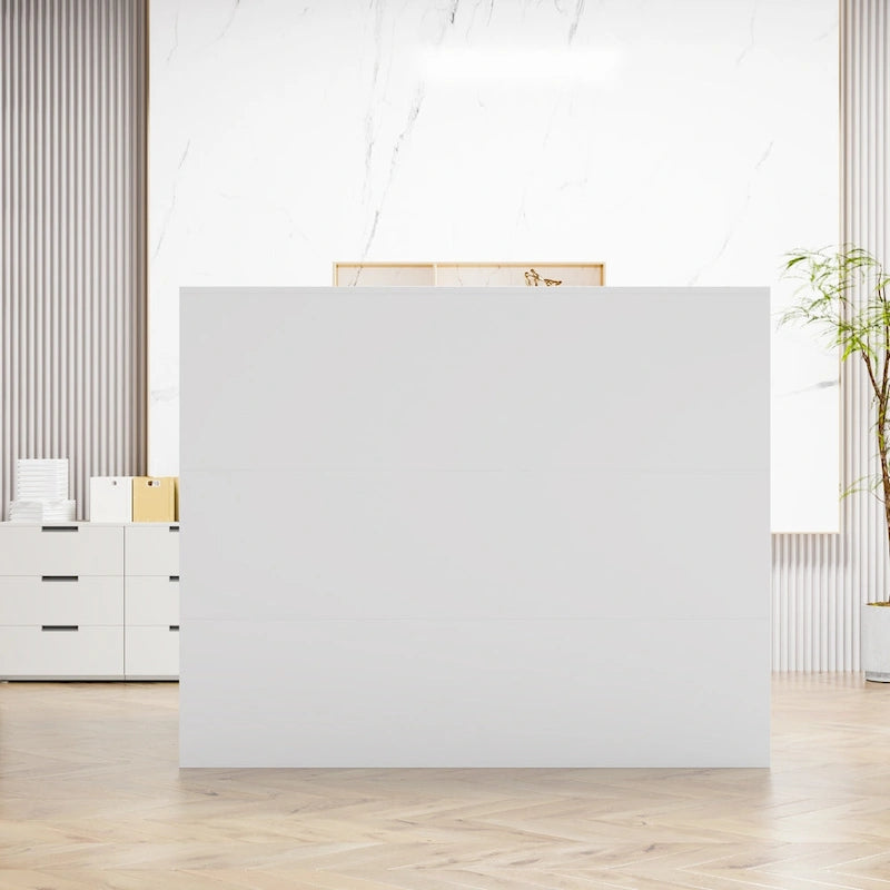 Rezeptionstheke in L-Form mit Arbeitsfläche, Empfangstresen, Empfangstisch