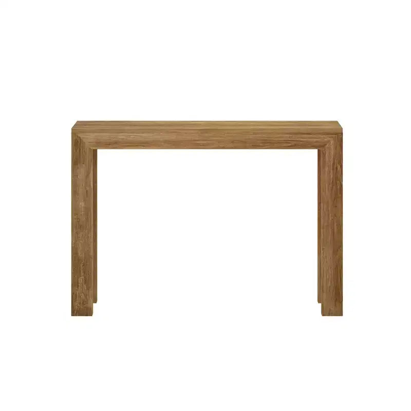 Plank+Beam 46 moderne console tafel van massief hout, smalle haltafel, voor achter de bank