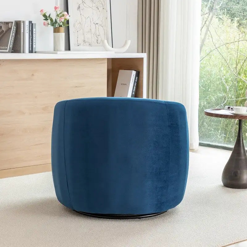 Moderne draaibare fauteuil met kuipvormige zitting