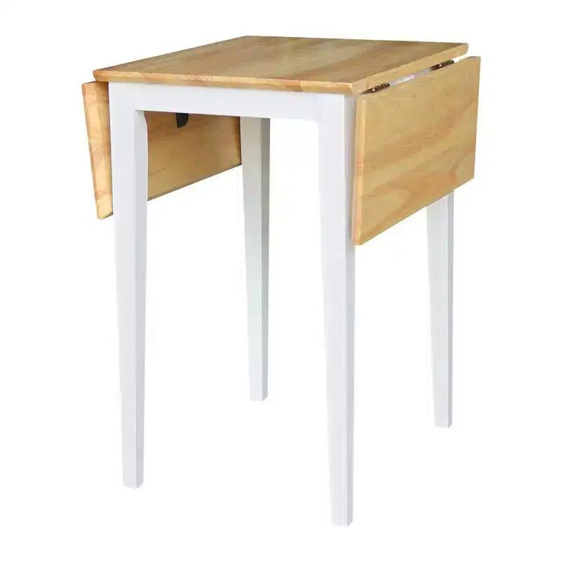 Espressobrauner Esstisch mit Klappplatten, für 4 Personen