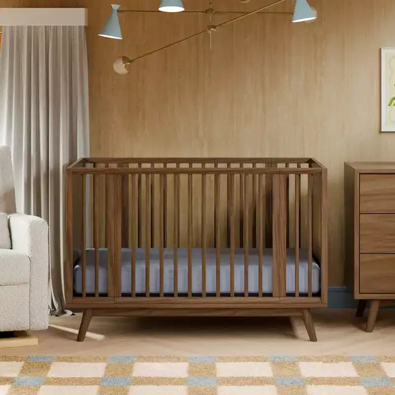 Lettino trasformabile Babyletto Palma 8-in-1 per tutte le fasi, con kit per culla e letto per bambini