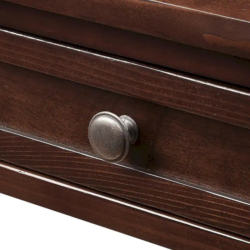 Consoletafel met 4 lades en opbergplank