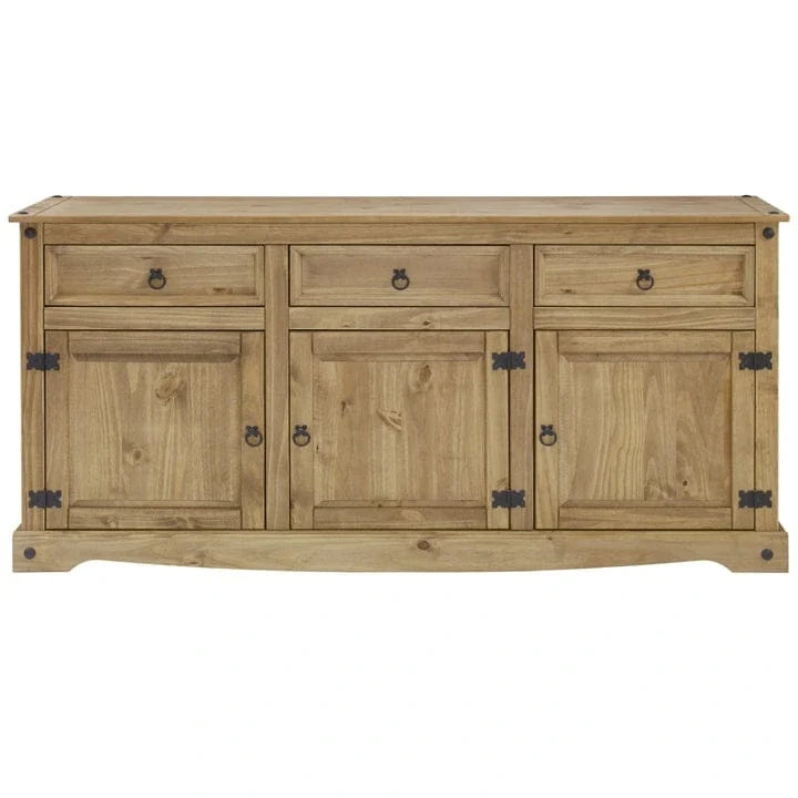 Credenza buffet in legno da 65, stile rustico - collezione Corona