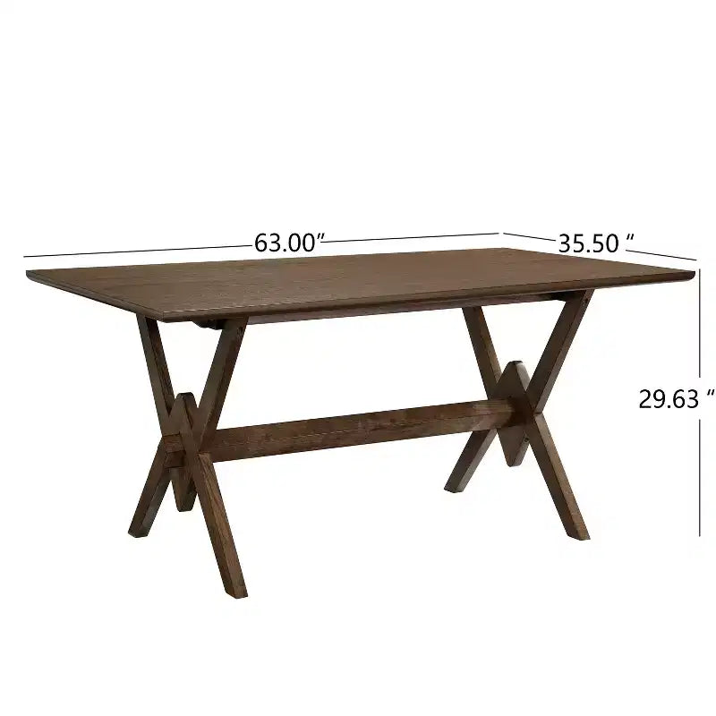 Ensemble de salle à manger Simon 5 pièces, en hévéa, style moderne du milieu du siècle, avec chaises revêtues de bouclé, de Christopher Knight Home