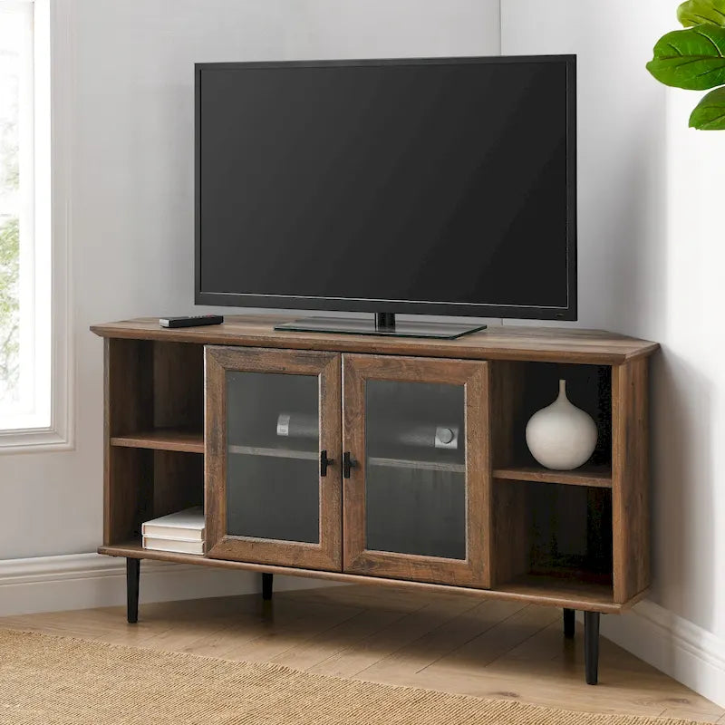 Middlebrook Eck-TV-Ständer mit Glastür, 48 Zoll