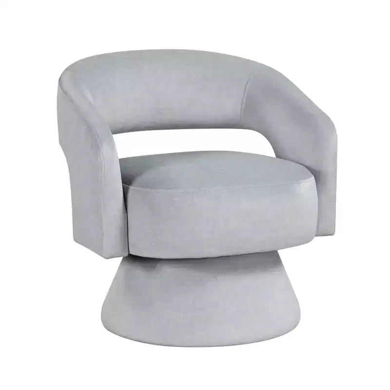 GDFStudio Hudson moderne luxe draaifauteuil met fluwelen bekleding