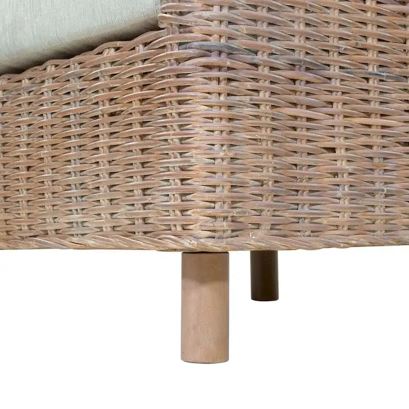 Rustikaler Rattan-Sessel aus Kubu-Rattan von Furniture of America Lali