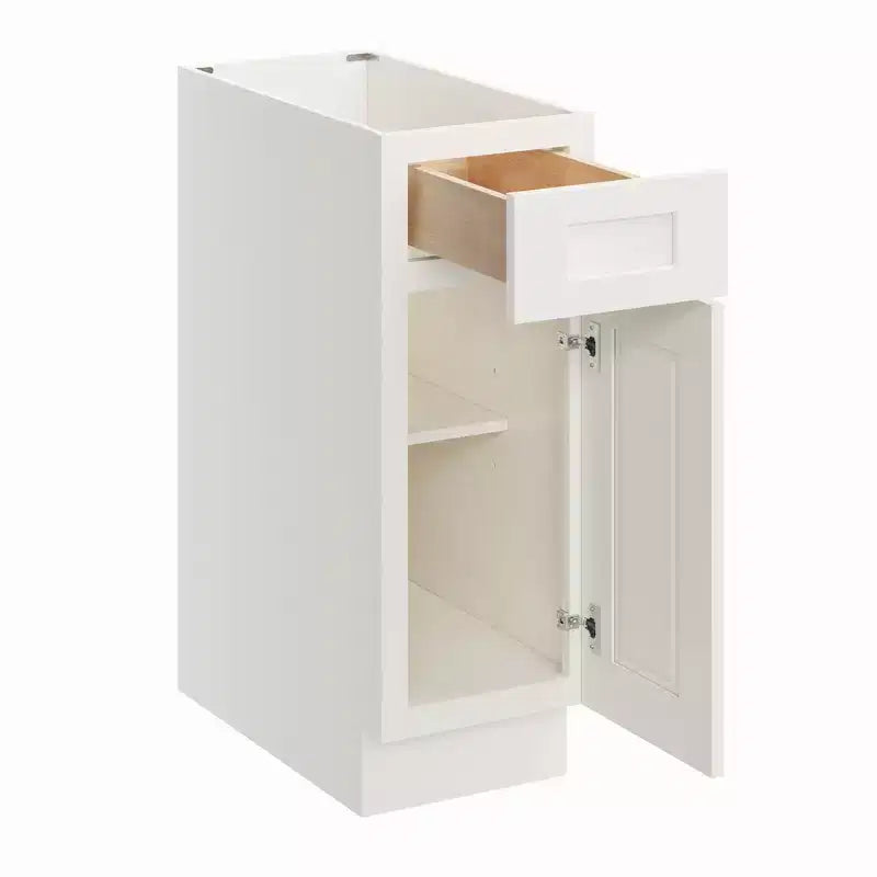 CASAINC 12 in. W x 34.5 in. H x 24 in. D Unterschrank für die Küche mit 1 Schublade mit Soft-Close-Funktion, Sperrholzrahmen, Front mit Vollauflage