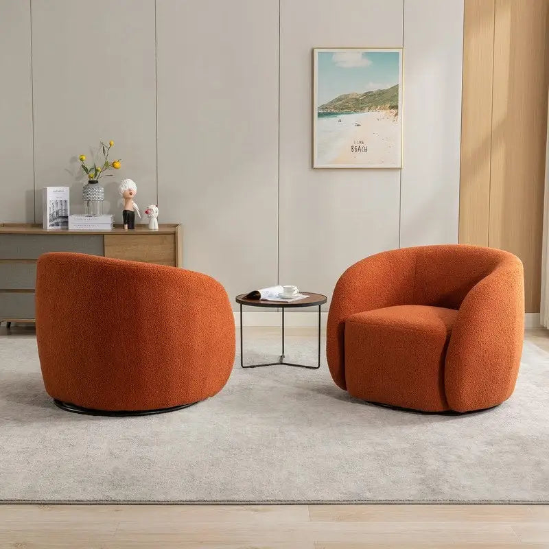 SEYNAR modernes, glamouröses Polstersessel-Set mit 360-Grad-Drehfunktion, 2 Stück