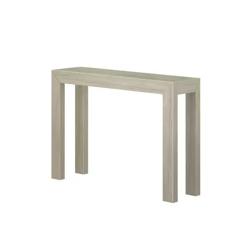Plank+Beam 46 moderne console tafel van massief hout, smalle haltafel, voor achter de bank