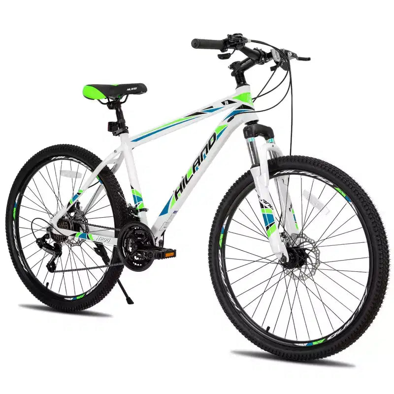 HILAND 26 mountainbike voor heren en dames, wiel met 3/6/meerdere spaken, 18 versnellingen