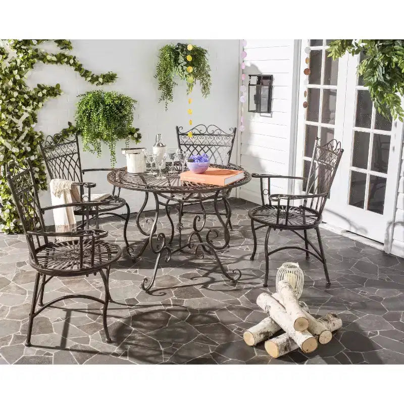 Thessaly 5-delige tuinset - binnen/buiten - PAT5003 - Safavieh
