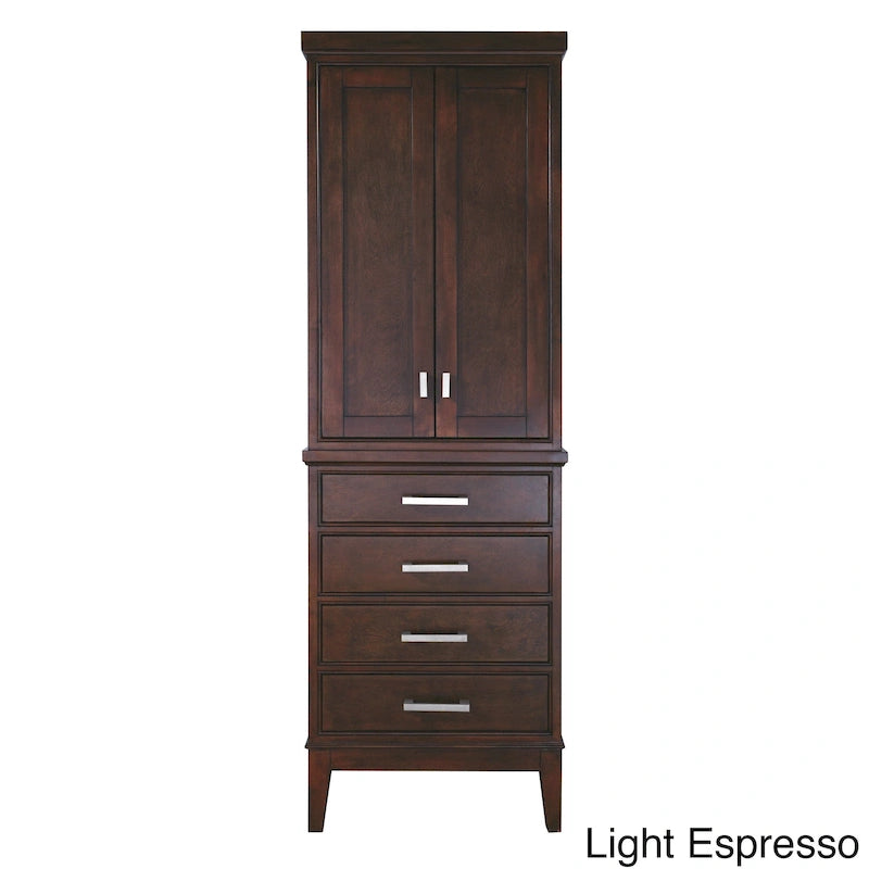Colonne de rangement en lin Avanity Madison de 24 pouces - 24W x 71H