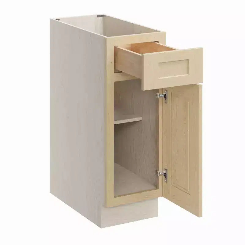 CASAINC 12 in. W x 34.5 in. H x 24 in. D Unterschrank für die Küche mit 1 Schublade mit Soft-Close-Funktion, Sperrholzrahmen, Front mit Vollauflage