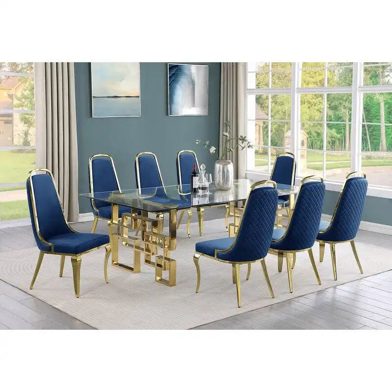 Ensembles de salle à manger avec grande table en verre de Best Quality Furniture