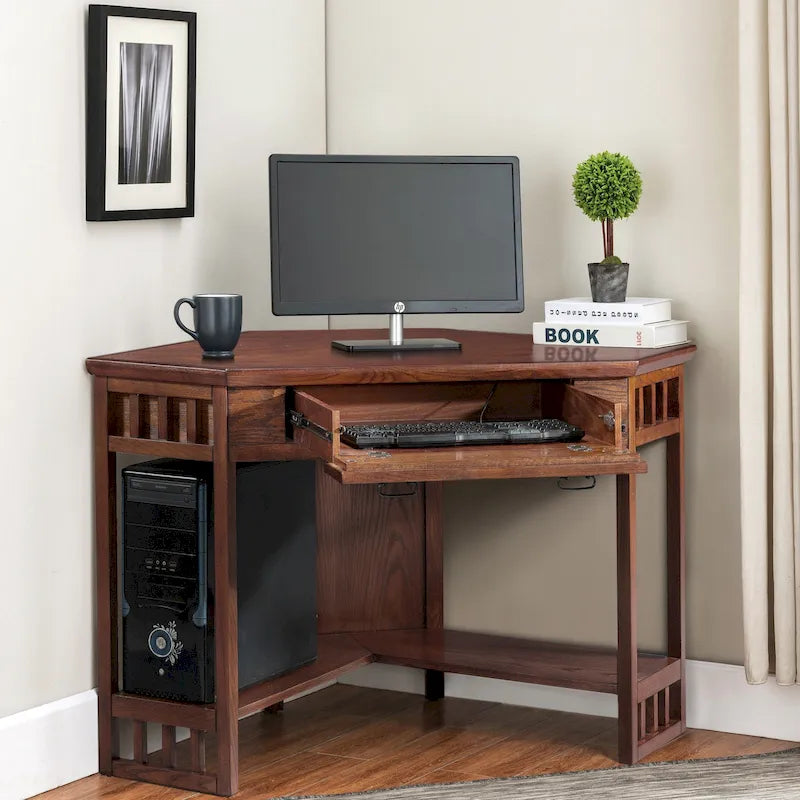 Bureau d’écriture d’angle Mission de Leick Home