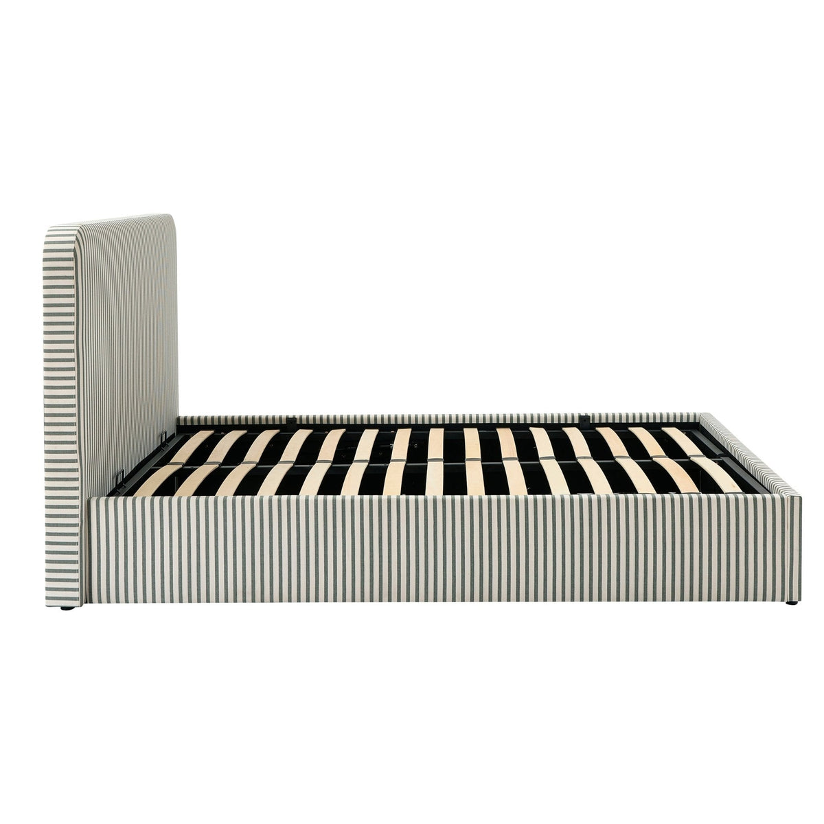 Storage Bed - Sage Stripe