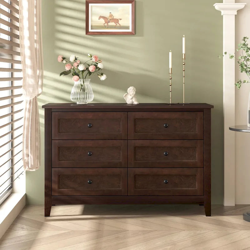 Kommode aus Massivholz mit Sprühlackierung, Bar, Buffettisch, Geschirrschrank, Spind, Anrichte, Konsolentisch, Spind