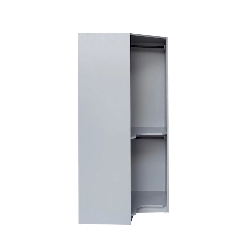 Polygon-Eckkleiderschrank mit 2 Türen