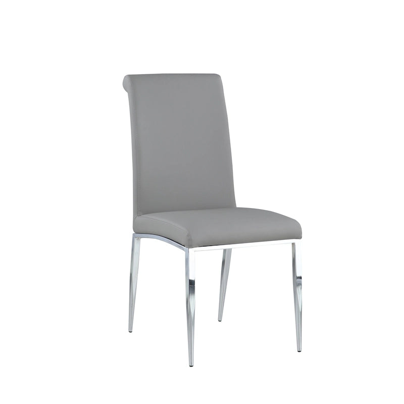 Sedia laterale cantilever imbottita Somette dallo stile contemporaneo, set da 4