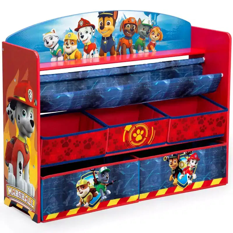 Bibliothèque et rangement à jouets Deluxe PAW Patrol de Delta Children