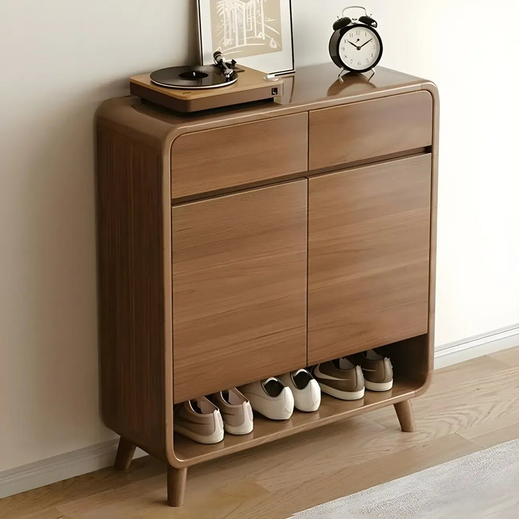 Meuble à chaussures moyen en bois moderne pour entrée