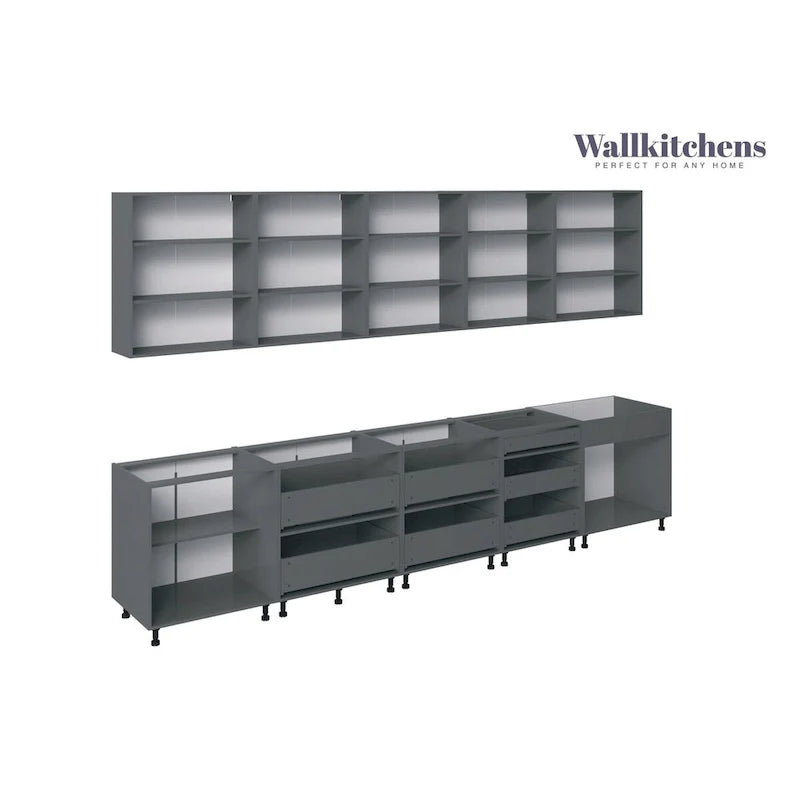 Moderne keukenkastenset ¨C 13 ft breed, 153x24, meerdere kleuren