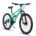 Vélo de montagne NAYSAYE 26 Inch pour adulte, cadre en acier, 21 vitesses, fourche à suspension, pour les sorties en plein air, bleu, 68.00*27.00*38.00