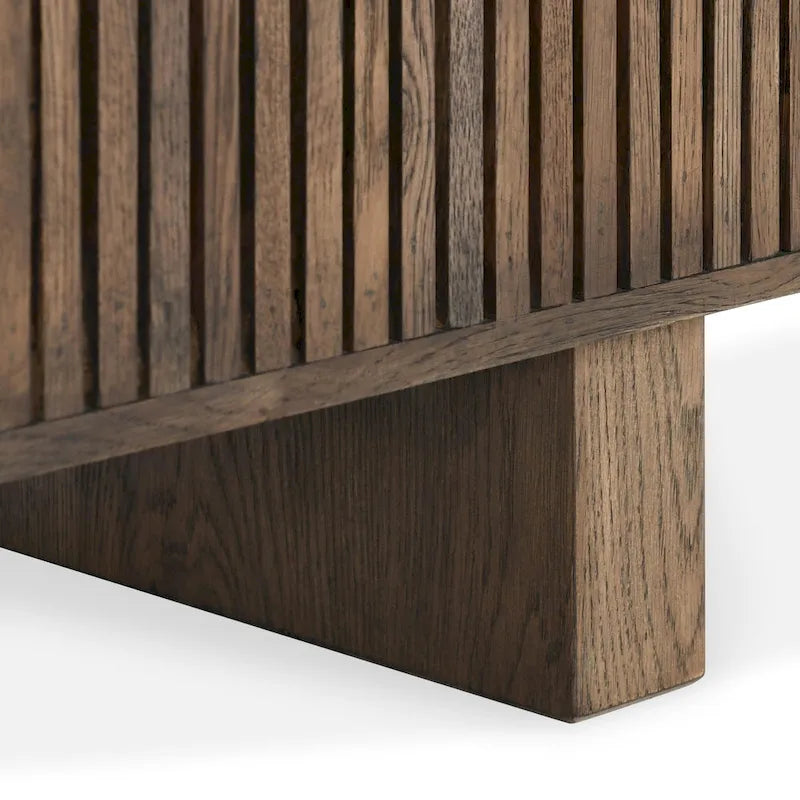 Credenza buffet Classic Home Roya con impiallacciatura in rovere