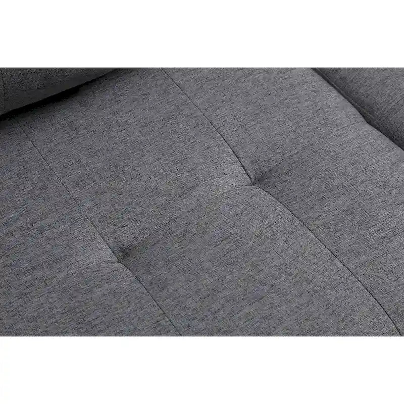 Wohnzimmer-Ecksofa mit L-förmiger Chaiselongue und Becherhalter