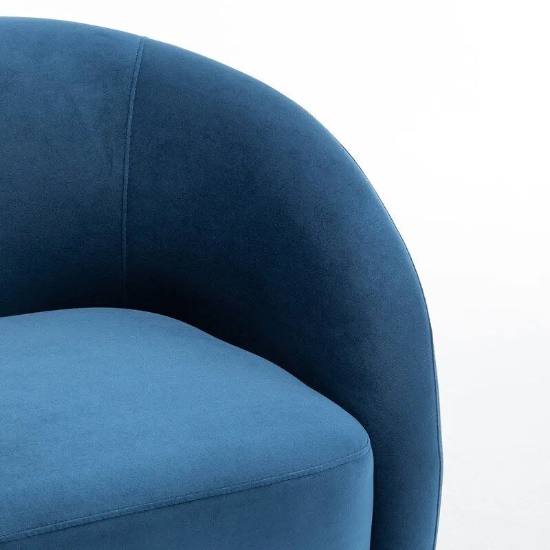 Moderne draaibare fauteuil met kuipvormige zitting
