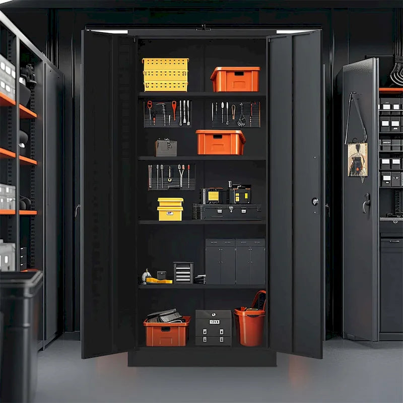 Metalen garagekast