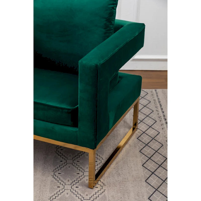 Fauteuil d’appoint contemporain rembourré Lenola de Roundhill Furniture