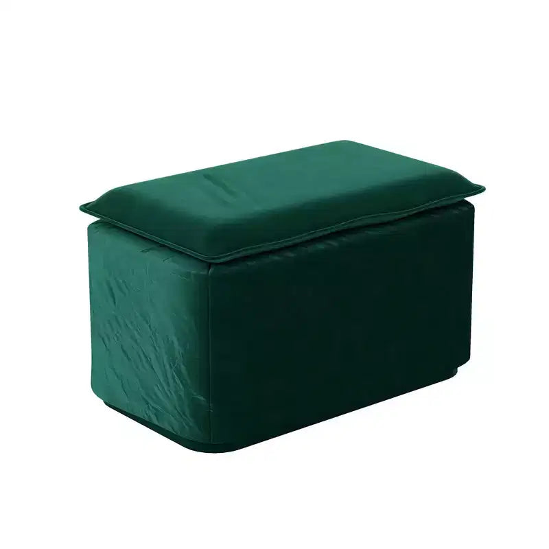 Whisen Schlafsofa aus Samt, 3-in-1, King Size, ausziehbar und umwandelbar, mit beweglichem Ottomanen, gestepptes Design