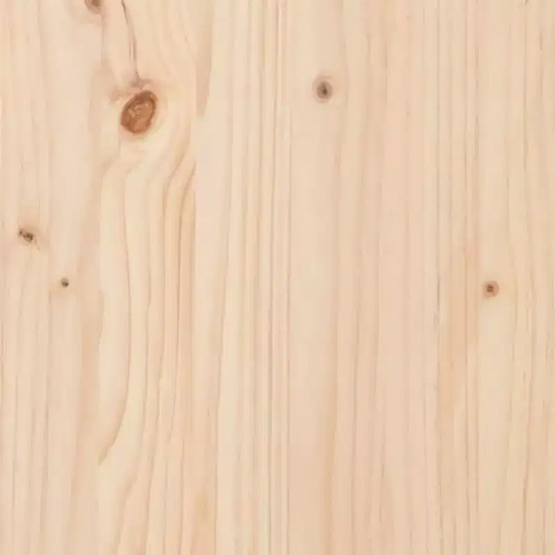 Set da giardino vidaXL con divano modulare componibile in legno massello di pino - pino naturale, senza cuscini