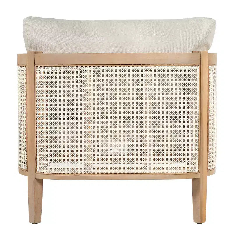 Christopher Knight Home Maciej 3-teiliges rustikales Outdoor-Sitzset aus Akazienholz und Rattan