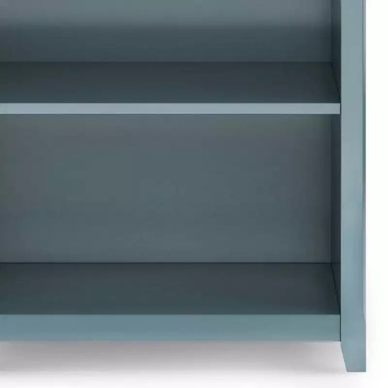 70-Zoll-Bücherregal aus massivem Holz mit fünf Fächern - lackierte Kiefer, 4 verstellbare Einlegeböden