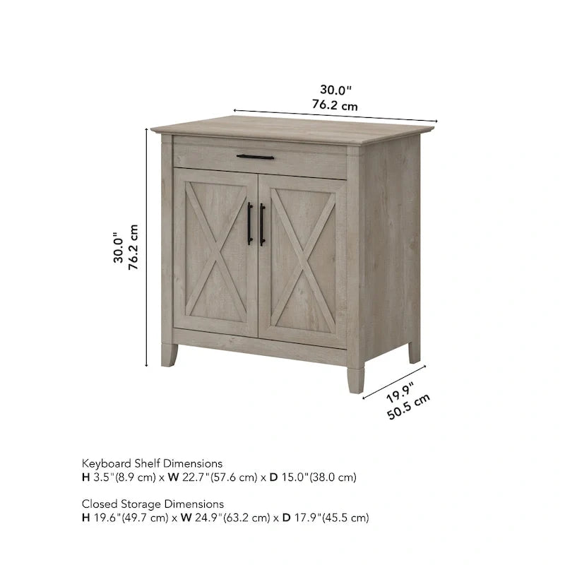 Secrétaire Key West avec armoire de rangement par Bush Furniture