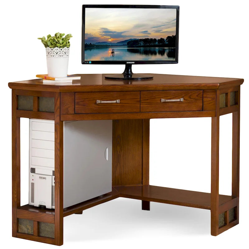 Bureau d’écriture d’angle Mission de Leick Home