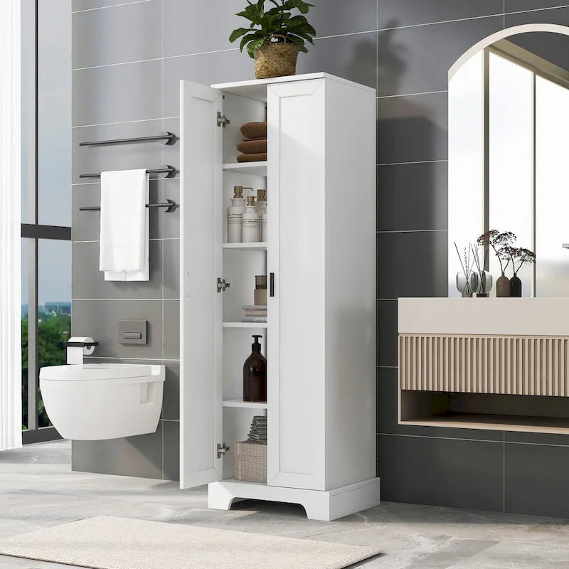 Mobiletto da bagno con due ante