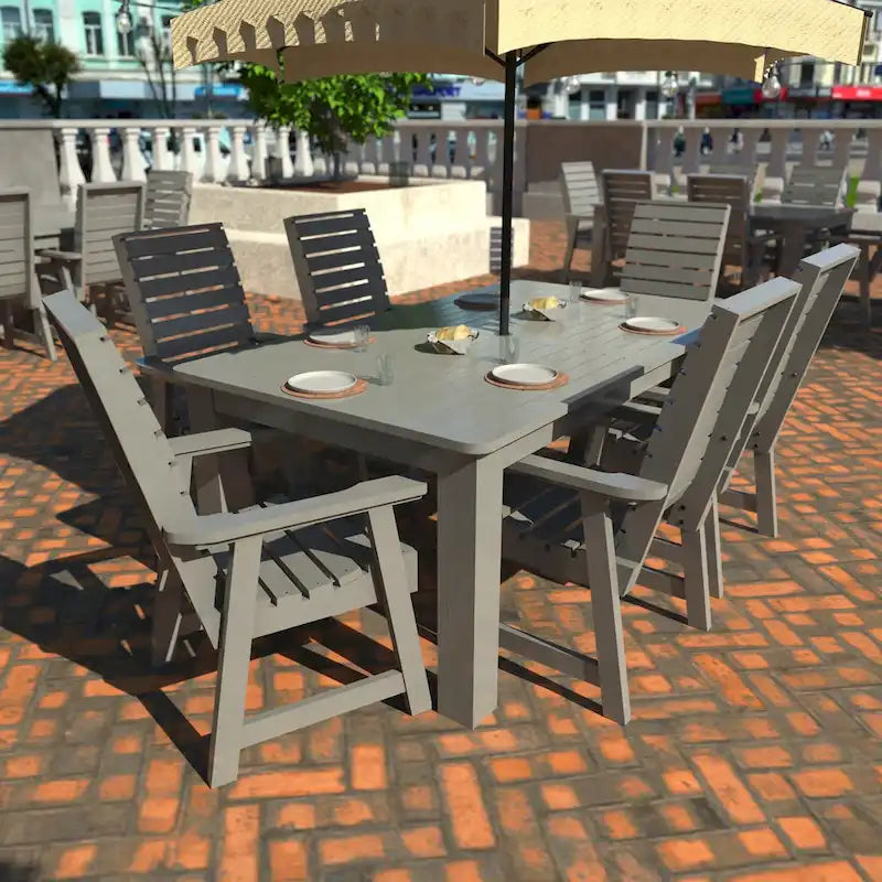 HIGHWOOD PROFESSIONAL 7-delige eethoek voor buiten 42x72