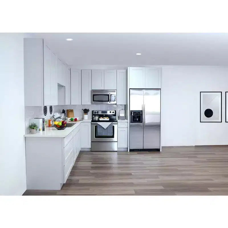 Meuble bas de cuisine CASAINC de 12 po W x 34.5 po H x 24 po P avec 1 tiroir à fermeture amortie, cadre en contreplaqué, façade à recouvrement intégral