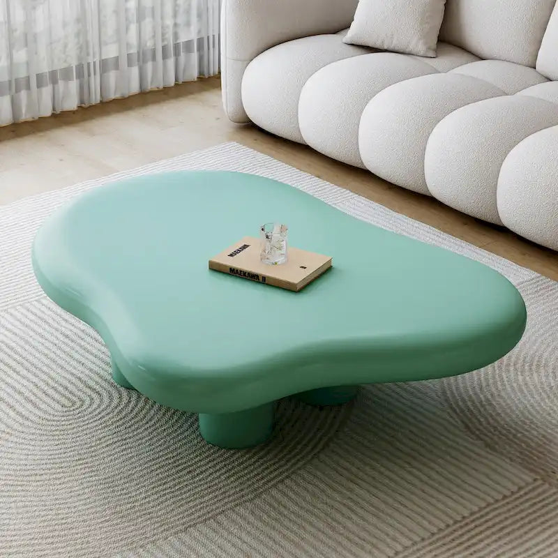 48.5 moderner Couchtisch in Wolkenform mit 4 Beinen